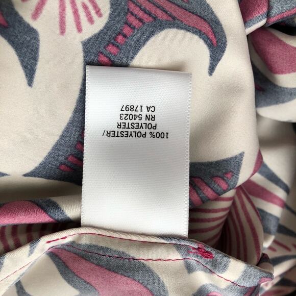 Banana Republic Factory pink purple fuchsia floral print tank top - Picture 5 of 5